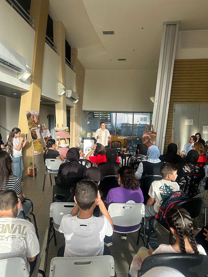 حفل توزيع الجوائز على المشاركين بمسابقة التصوير في وادي قانا